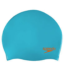 Speedo Badehætte - Junior - Silicone - Blå/Orange