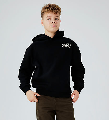 Name It Hættetrøje - NkmOsvild -Black