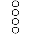 Name It Hårelastikker - 4-pak - NkfAcc-Arise -  Black/W. Glitter