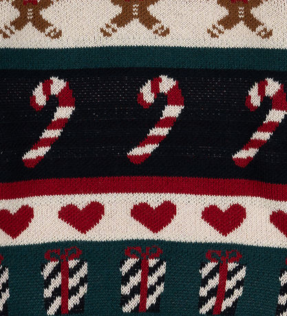 The New Siblings Bluse - Strik - TnsHoliday Jacquard - Multi Col