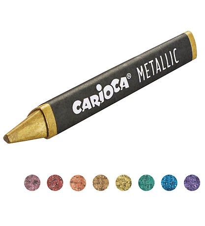 Carioca Voksfarver - 8 stk - Metallic