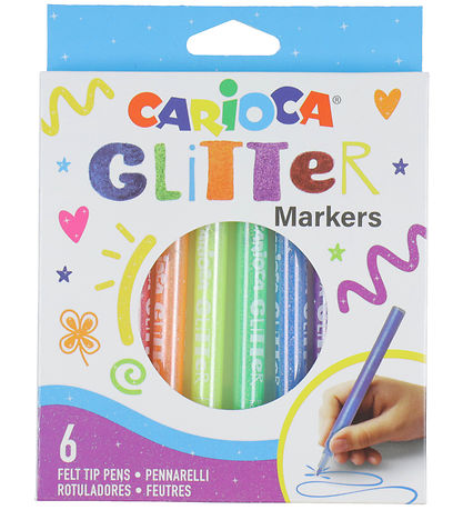 Carioca Tuscher - 6 stk. - Glimmer