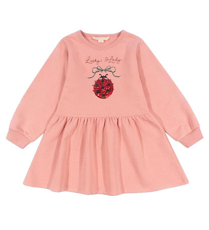 Konges Sløjd Sweatkjole - Lou - Ladybug Glitter