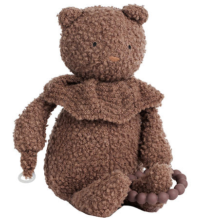 Smallstuff Aktivitets Bamse - Uld - 35 cm - Rose Brown