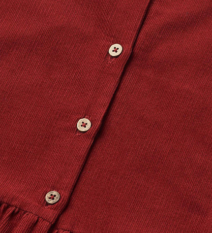 Wheat Kjole - Fløjl -  Thelma - Cherry Red