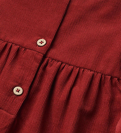 Wheat Kjole - Fløjl - Elvira - Cherry Red