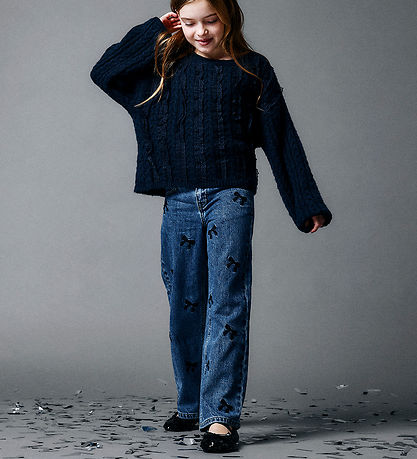 Name It Jeans - NkfRose - Dark Blue/Embroidery