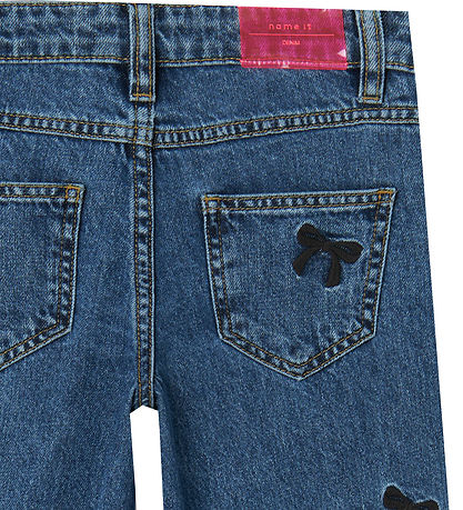 Name It Jeans - NkfRose - Dark Blue/Embroidery