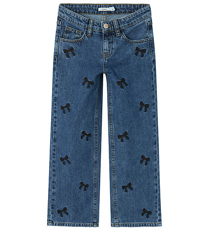 Name It Jeans - NkfRose - Dark Blue/Embroidery