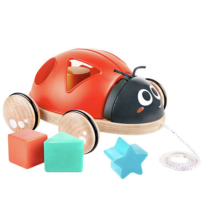 Hape Træklegetøj - Mariehøne m. Klodser