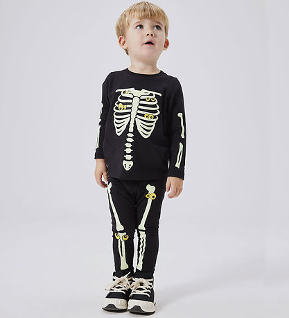 Name It Sæt - NmnOween - Black/Yellow