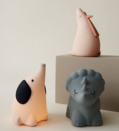 Liewood Natlampe - Winston - 21x18 cm - Dinosaur/Blue Fog