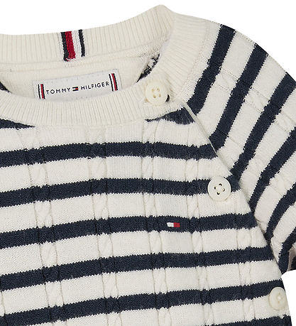 Tommy Hilfiger Gaveæske - Heldragt - Strik - Dark Night Navy Str