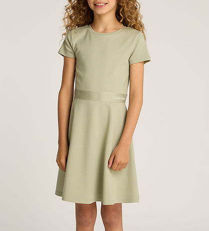 Calvin Klein Kjole - Logo Tape - Misty Vale