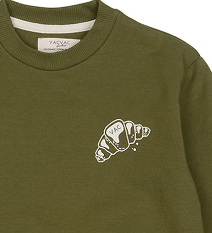 VACVAC Sweatshirt - Lyon - Avocado m. Print