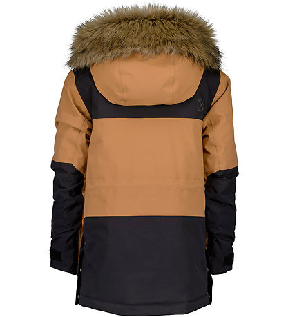 Didriksons Vinterjakke - Magnetit - Almond Brown