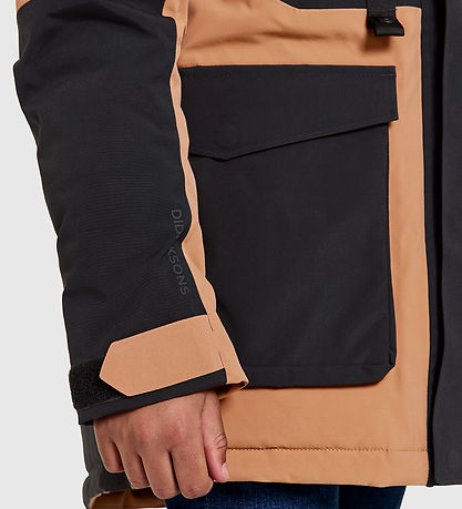 Didriksons Vinterjakke - Magnetit - Almond Brown