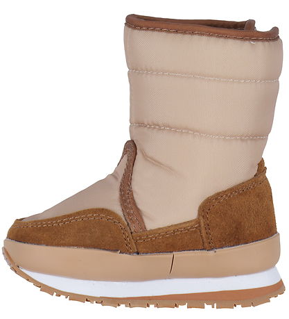 Rubber Duck Vinterstøvler - Snow Jogger - Beige/Cognac