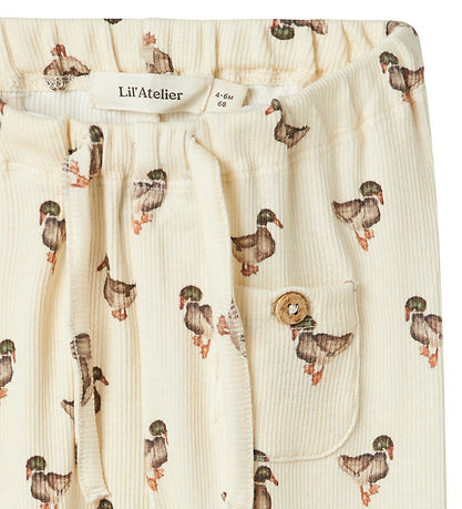 Lil Atelier Bukser - NbmGavo - Turtledove/Duck