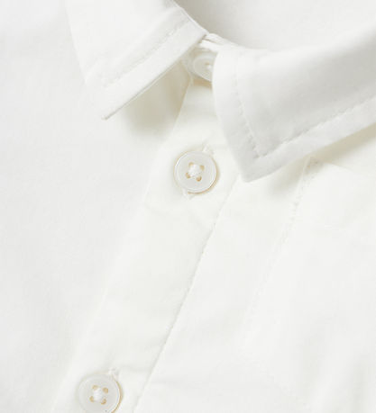 Name It Skjortebody L/Æ - NbmRoah - Bright White