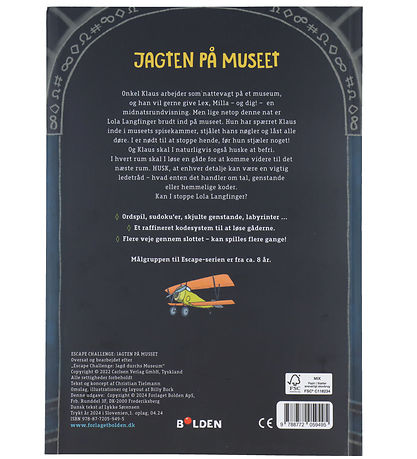 Forlaget Bolden Opgavebog - Escape Challenge: Jagten På Museet