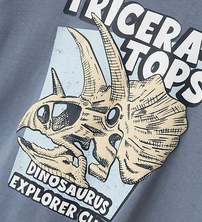 Name It Bluse - NmmVictor - Flint Stone/Dinosaurus