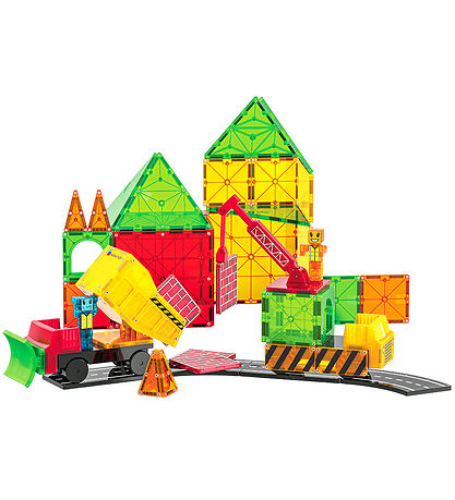 Magna-Tiles Magnetsæt - 50 Dele - Builder XL + MicroMAGS