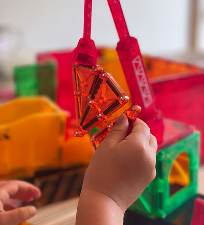 Magna-Tiles Magnetsæt - 50 Dele - Builder XL + MicroMAGS