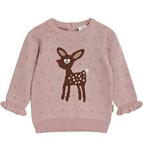 Hust and Claire Bluse - Strik - Pusle - Adobe Rose