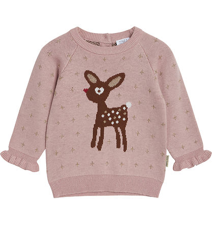 Hust and Claire Bluse - Strik - Pusle - Adobe Rose