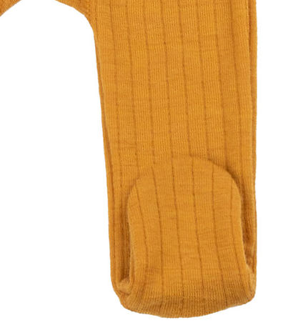 Joha Leggings m. Fødder - Uld - Gul