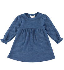 Joha Kjole - Uld - Denim Blå