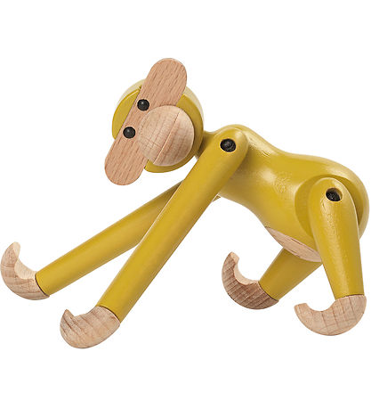 Kay Bojesen Træfigur - Abe - Vintage - Mini - Gul