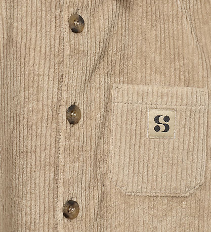 Sofie Schnoor Skjortejakke - Fløjl - Soft Beige
