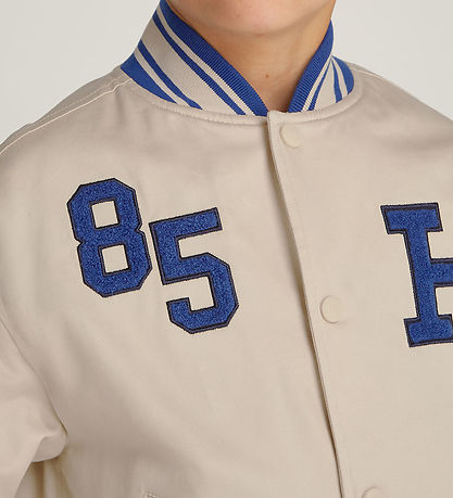 Tommy Hilfiger Jakke - Twill Badge Varsity - Classic Beige