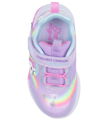 Skechers Shoes w. Light - Unicorn Chaser - Lavender/Multi