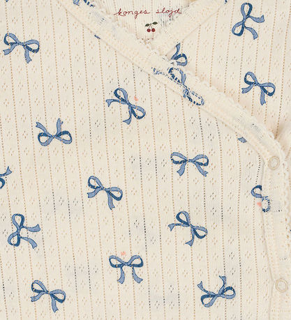 Konges Sløjd Slå-om Body l/æ - Minnie - Bow Bleu