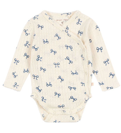 Konges Sløjd Slå-om Body l/æ - Minnie - Bow Bleu