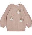 Hust and Claire Blouse - Knitted - Pippa - Adobe Rose