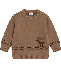 Hust and Claire Bluse - Strik - Pilou - Coffee Melange