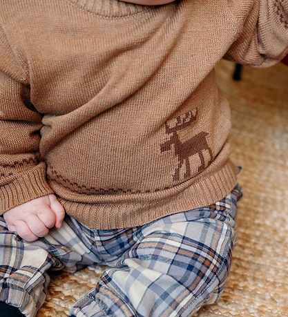 Hust and Claire Bluse - Strik - Pilou - Coffee Melange