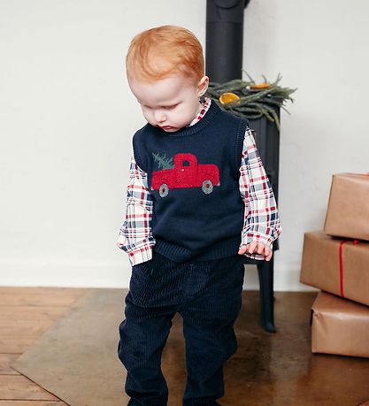 Hust and Claire Vest - Strik - Princo - Navy