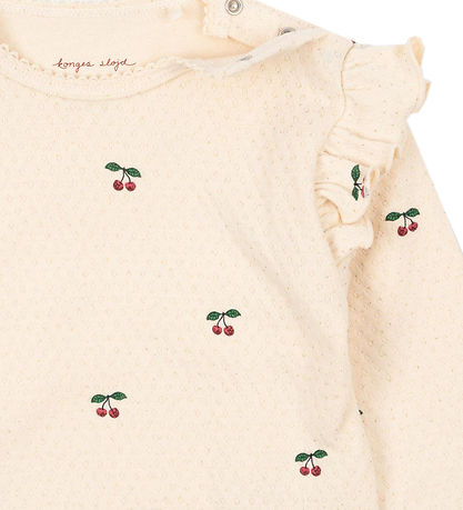 Konges Sløjd Body l/æ - Sui Frill - Cherry