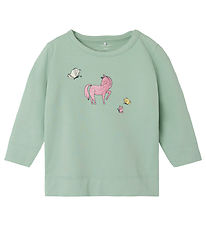 Name It Bluse - NbfJennia - Silt Green