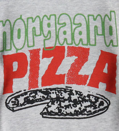 Mads Nørgaard Sweatshirt - Sonar - Light Grey Melange