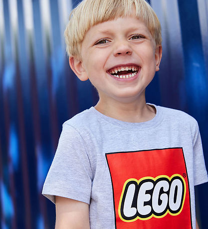 LEGO® Wear T-Shirt - LWTano 631 - Grey Melange m. Logo
