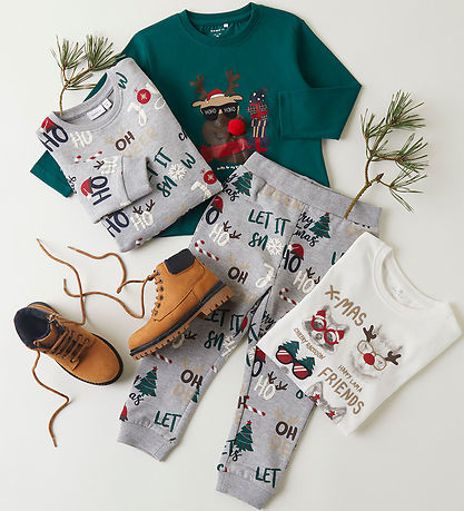 Name It Sweatshirt - NmnRjolly - Grey Melange
