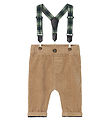 Name It Bukser m. Seler - NbmBen - Weathered Teak