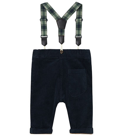 Name It Bukser m. Seler - NbmBen - Dark sapphire