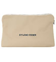 Studio Feder Toilettaske - Celia - Canvas - Sand Beige